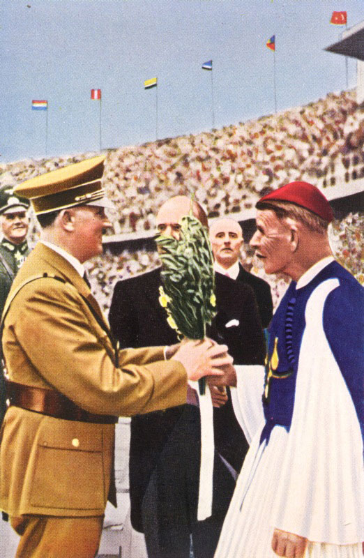 Σπύρος Λούης με τον Χίτλερ